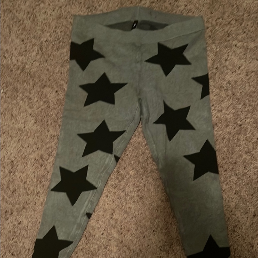Torrid Women’s Star Patterned Gray Knit Leggings